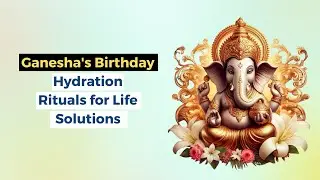 Ganesha's Birthday: Transform Life Obstacles with the Hydration Ceremonies