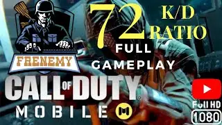 #CallOfDutyMobile | Highest K/D Ratio : 72 | Game mode: 10Vs10 TDM | Map: Shipment 1944 | FRENEMY
