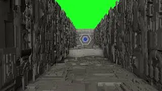 Updated Star Wars Death Star Trench run - C4D with Green Screen