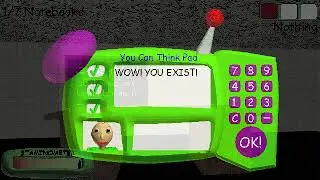 Baldi's Basics WE GOT TO THE BASEMENT