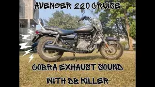 Bajaj Avenger 220 Cruise Modified Cobra Exhaust With DB Killer
