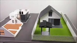 House Model with Removable Roof