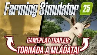 TORNÁDA A MLÁĎATA VE FARMING SIMULATOR 25? | Gameplay Trailer Gamescom