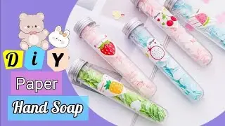 homemade paper soap making kit 🤯😶 homemade paper soap 🧼 paper soap  without soap🧼 paper soap diy