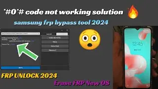 SAMSUNG FRP ENABLE ADB TOOL V8 | ADB MTP EDL MODE | SAMSUNG FRP BYPASS 2024 | Erase FRP New OS