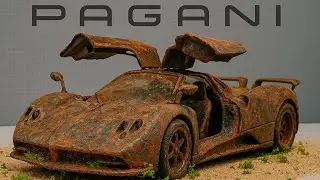 Restoration Abandoned Pagani Zonda F - Restoration of extreme sports car Pagani Zonda 