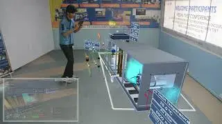 Augmented Reality App for Air Handling Unit AHU for HVAC subject