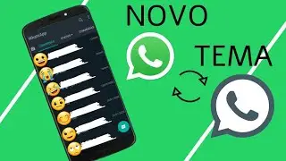 COMO DEIXAR O WHATSAPP NO TEMA NOTURNO (2020)