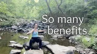 spinal twist with arm rotations
