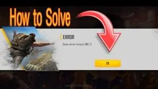 Game not opening Showing server timeout mm_7 problem solved.  Game not working game timeout FF ban