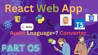 Audio Language Converter Project Select Language UI React + Flask Part 05