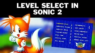 Level Select in Sonic the Hedgehog 2