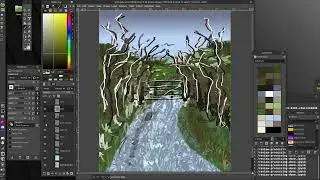 hills gate path - digital drawing procedure