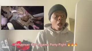 NIA AND NETTE GOT ACTIVE 😂 Influencer City Pajama Party Fight/Tre Reacts