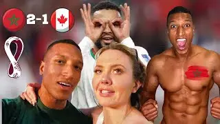 مباراة عالمية كندية بقات كتغني لينا