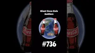 #736 giant Coca-Cola bottle in google earth and google map #googleearth #cocacola