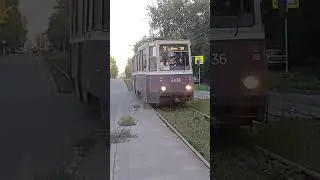 (г.Нижний Новгород, съёмка 10:08:24) трамвай Ктм-5м3 на маршруте: 3