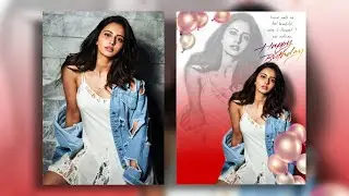 Happy Birthday Photo Editing || Birthday Editing Ideas in Picsart || Birthday Banner Design