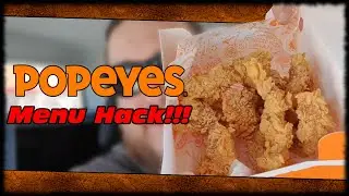 FREE Popeye's Chicken Menu HACK!!! How Two People Can Eat At Popeyes Chicken For $5!!!