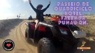 PASSEIO DE QUADRICICLO NO HOTEL FAZENDA PUNAÚ, RIO GRANDE DO NORTE.