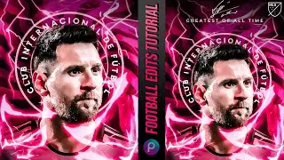 Como Fazer Arte de Jogador de Futebol pelo Celular - Poster Football Edits Mobile PicsArt Tutorial