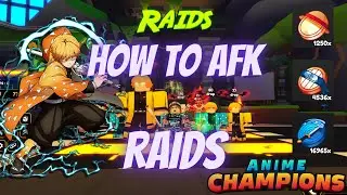 How To Fully AFK RAIDS In Anime Champions Simulator (abuse now before they nerf raids)