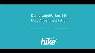 Dymo LabelWriter 450 Barcode Label Printer Mac Driver Installation