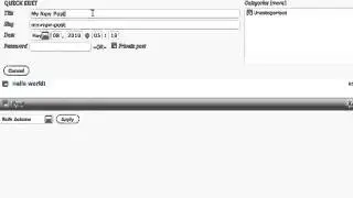 How to Edit Your Wordpress Post