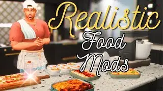 😍New Realistic Food Mods for The Sims 4😍
