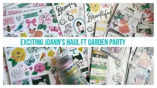 EXCITING JOANNS HAUL ft GARDEN PARTY AT ITS CHEAPEST!!! 😍🙌🏻🌸