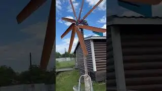 Ветряной аэратор в деле.