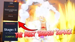 AUT | THE MOST BROKEN DAMAGE IN GAME GODLY GEAR 5 WITH LVL 5 BUSO HAKI! 💀🔥 | A Universal Time
