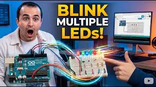 Arduino Tutorial- How to Blink Multiple LEDs (Simulation)