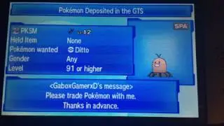 POKEBANK CELEBRATION STARAPTOR, DITTO, AND PIDGEOT!!!!! COME HANGOUT!!!!