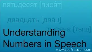 Understanding Numbers in Speech