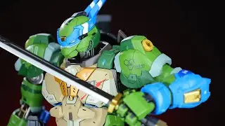 If The TMNT Were Giant Anime Mecha Pilots! | HEAT BOYS X SNAP MECHA LEONARDO