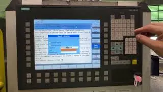 Sinumerik 840D sl: How to find and replace at once all same character on a part program