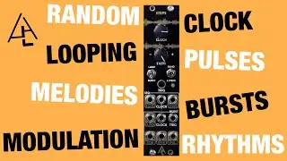 After Later Audio Steps // Eurorack shift register, burst generator, clock, looping melodies & more
