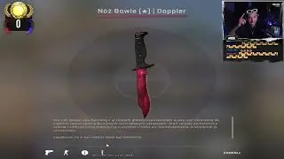 Merghani Bowie Knife Doppler RUBY