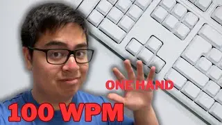 I Can Type Faster Than You With One Hand (100 Words per Minute)