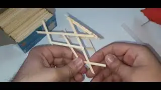 Piknik masası maketi nasıl yapılır | Bambu çubuklarla piknik masası yapımı | Hobi ve eğlence