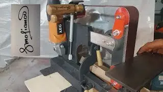 Belt grinder 2x48 homemade.ЛШМ 1200х50. Своими руками.
