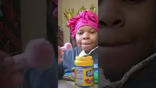 eating the whole cornstarch container challenge 😋