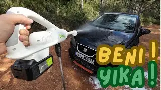 DENİZ KİNG E-21  Battery ile Aracını İstediğin Yerde Yıka I Gerekli Tüm Malzemeler BuRda
