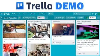 Trello Demo 2023 for Project Management | Trello Tutorial (How To Use)