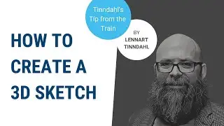 SOLIDWORKS TUTORIAL: How to create a 3D sketch