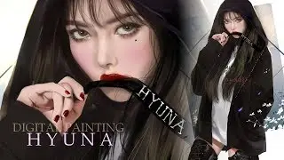 Digital Painting Hyuna | Timelapse