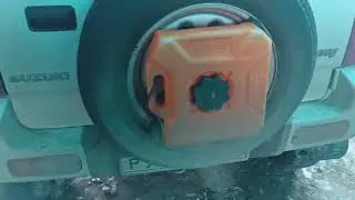 Делаем вело крепление на запасное колесо Suzuki Jimny
