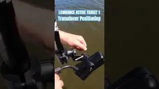 Lowarance Active Target Positioning #fishing #lowranceactivetarget #activetarget
