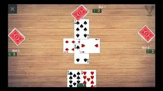 Callbreak multiplayer full gameplay card gameplay
